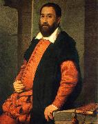 MORONI, Giovanni Battista Portrait of Jacopo Foscarini agd oil painting reproduction